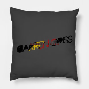 vintage typo Darren Criss Pillow