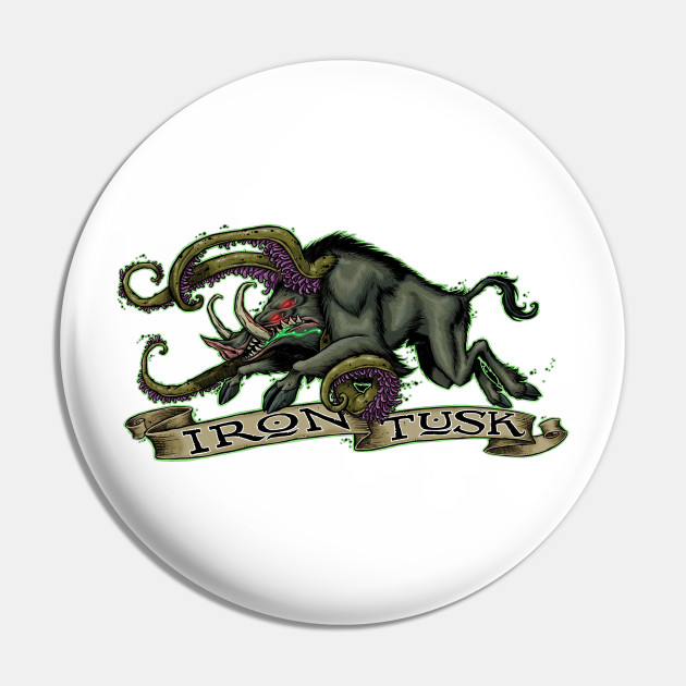Iron Tusk Irontusk Pin Teepublic Au