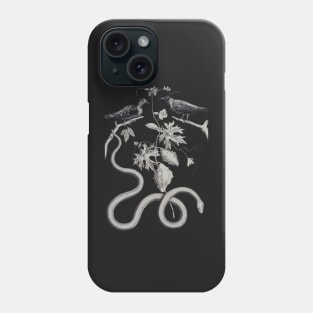 Snake, Bird, and Cucumis, Unknown Phone Case