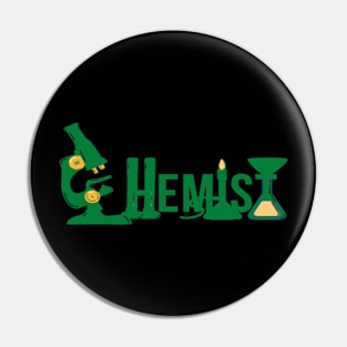 Chemist logo Pin