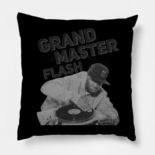 Grandmaster Flash ilustrations Pillow