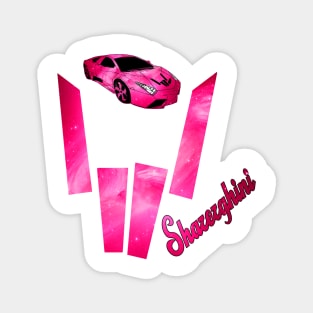 Sharerghini Pink Galaxy Magnet