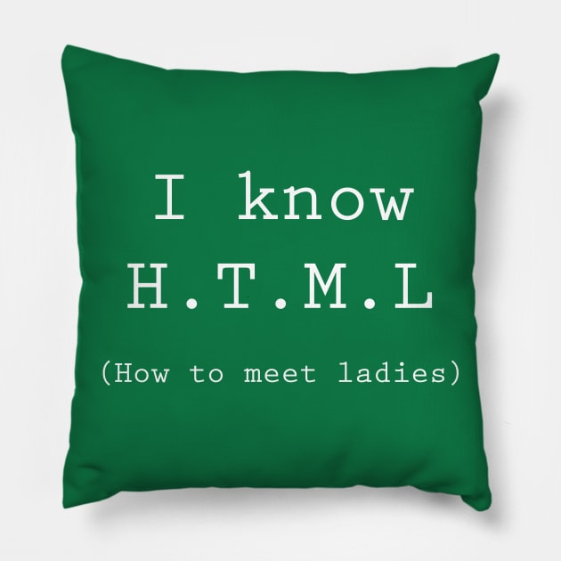 I know HTML ;) Pillow by Daltoon