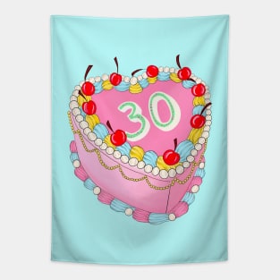 30th Birthday cake Tapestry