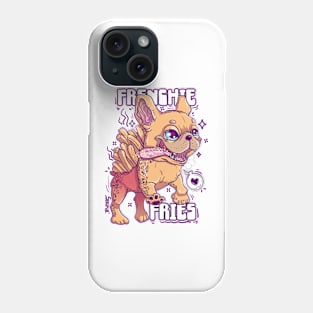 Frenchie French Fries pun Frenchie Fries Phone Case