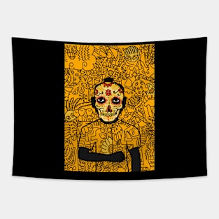 Unnamed NFT - MaleMask with MexicanEye Color and DarkSkin on OpenSea Tapestry