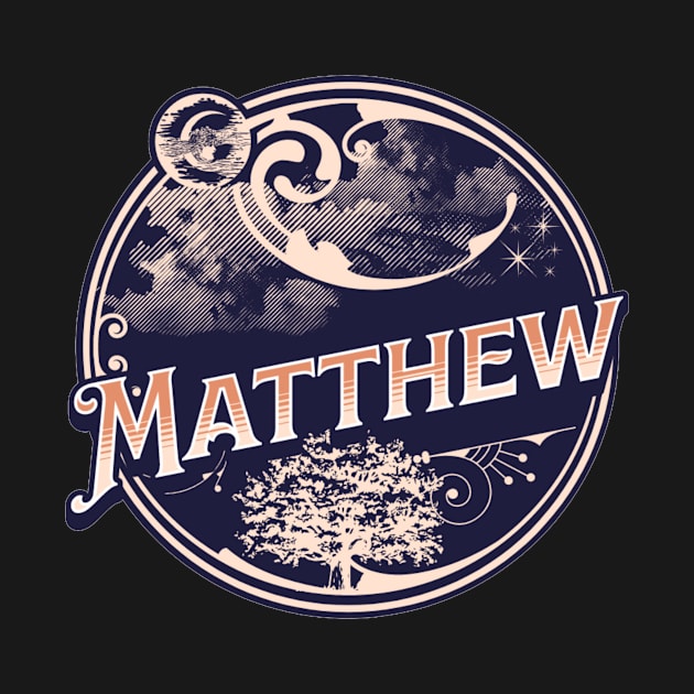 Matthew Name Tshirt by Renata's