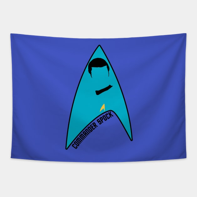 Commander Spock Tapestry by Sutilmente