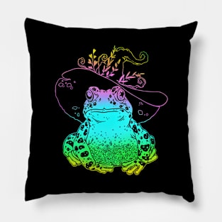 Witchy Frog Pillow