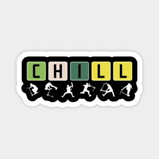 stunt scooter chill session Magnet