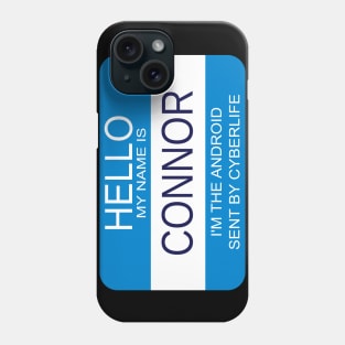 Connor, the Android sent by CyberLife Phone Case