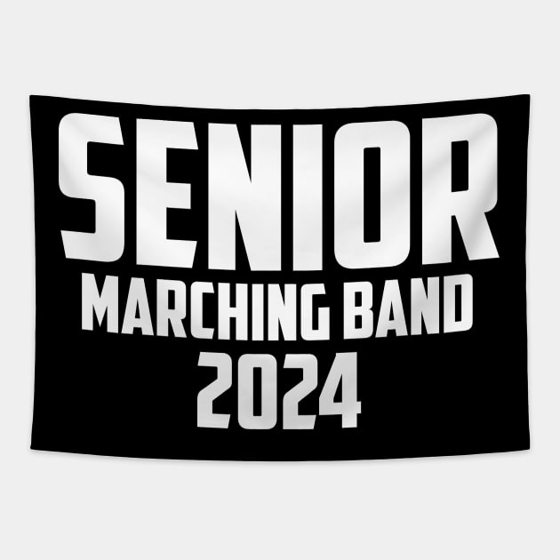 2024 Senior Snare Drum Class of 2024 Marching Band Tapestry by Giftyshoop
