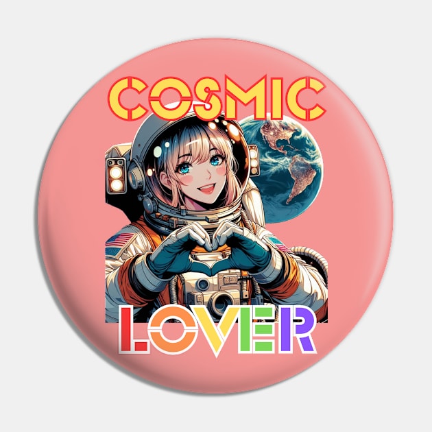 Kawaii, Anime Girl, Cosmic Lover | Catsie Cat Pin by Catsie Cat