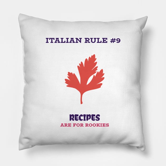 Recipes Pillow by Italikan