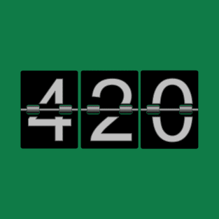 420 Weed Smoker Cool Vintage Design T-Shirt