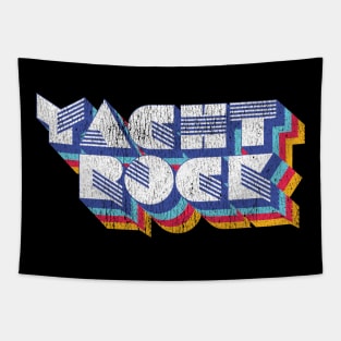 Psychedelic Fade Yacht Rock Party Boat Drinking print Tapestry