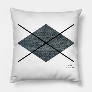 Big denim argyle diamond : Pillow