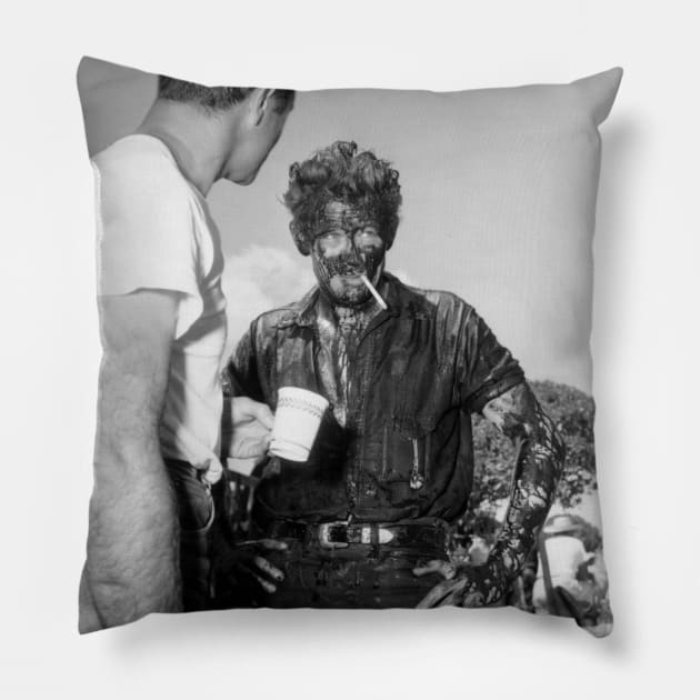 James Dean Pillow by Paskwaleeno