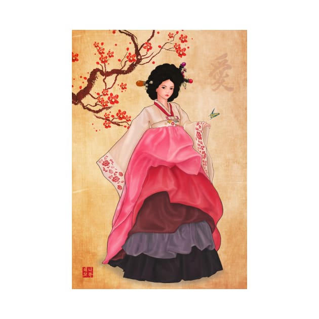 A Woman in Hanbok by Anicue