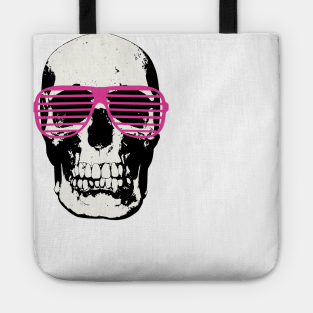 Cool skull with cool glasses Tote