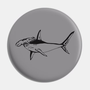 Hammerhead shark Pin