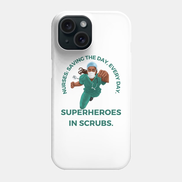 Superhero nurse Phone Case by Muminmed