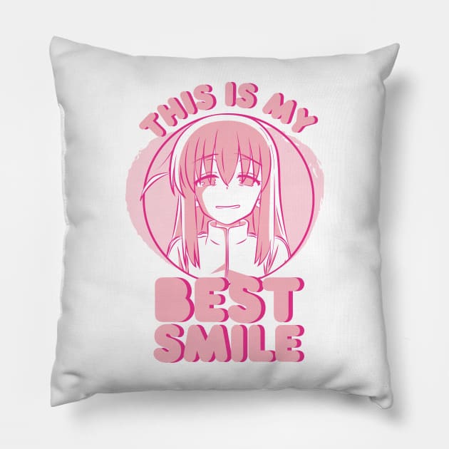 BOCCHI THE ROCK!: THIS IS MY BEST SMILE Pillow by FunGangStore