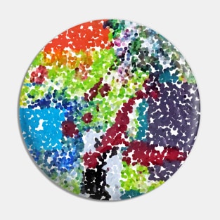 Abstract Pointillism Pin