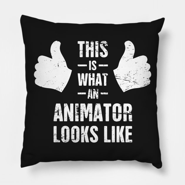 This Is What An Animator Looks Like Pillow by MeatMan