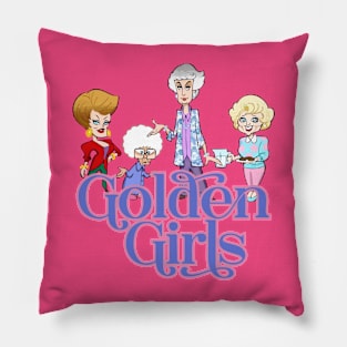 Cuties Golden Girls Vintage Pillow