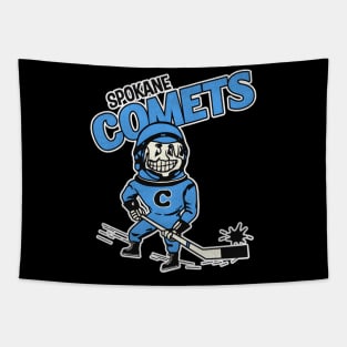 Spokane Comets Hockey Team Tapestry