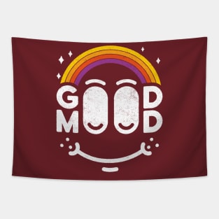 Positive Good Mood Colorful happy face Tapestry