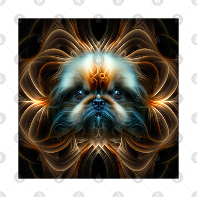 A Fractal Design of A Pekingese by daniel4510