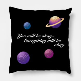 You Will Be Okay Song Helluva Boss Octavia and Stolas Astrology Positive Quote Pillow