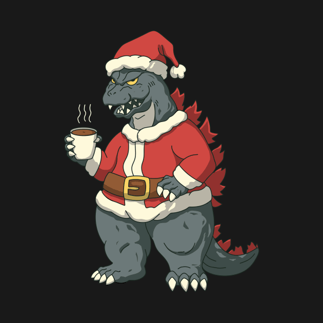 GODZILLA Christmas Coffee by Rexgraphic