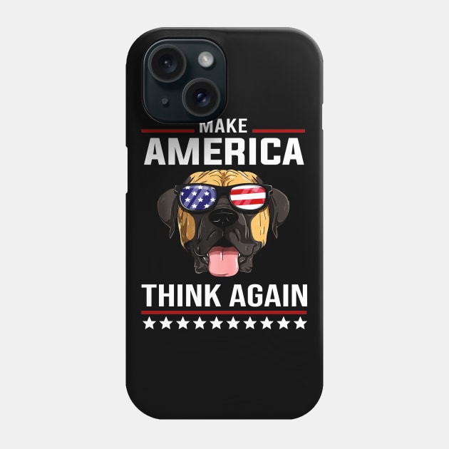 Make America Think Again Phone Case by DragonTees