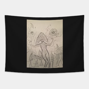 Mushroom Queen Tapestry