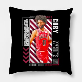 Coby White Paper Poster Version 10 Pillow