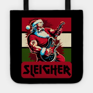 Hail Santa, Sleigher Christmas Tote