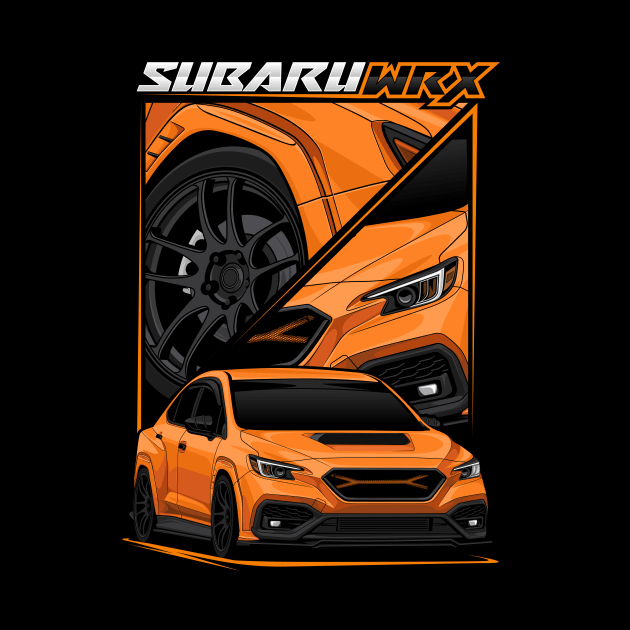 VB WRX in Solar Orange by RetroWRX Inc.