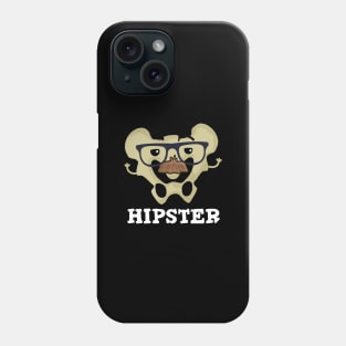 Hipster Cute Hip Bone Anatomy Pun Phone Case