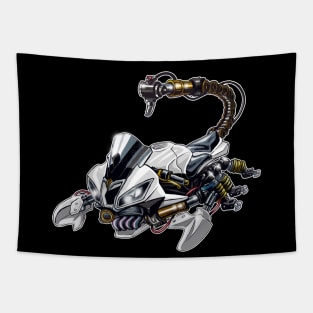 Yamaha R6 Scorpion White Tapestry