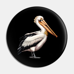 Pixel Pelican Pin