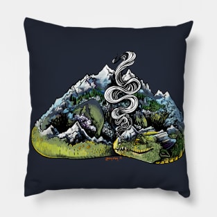 Mountain Dragon Pillow