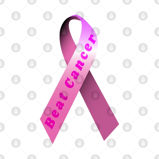 pink breast cancer ribbon by DrewskiDesignz