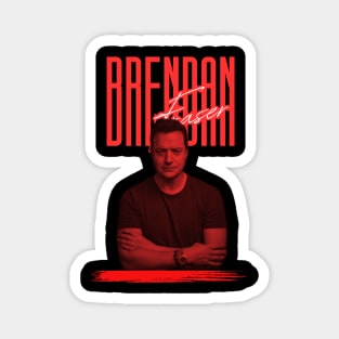 Brendan fraser///original retro Magnet