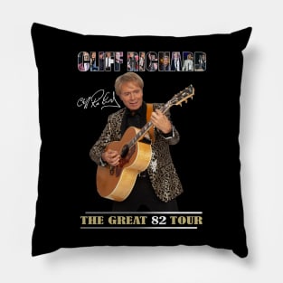 Cliff Richard the great 81 tour signature Pillow