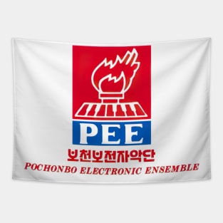 Pochonbo Electronic Ensemble Logo North Korean Tapestry