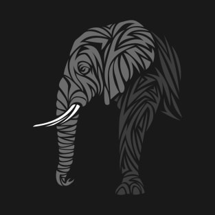 Tribal Elephant profile T-Shirt