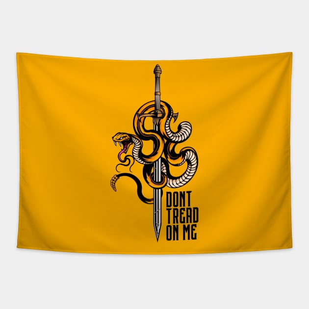 Dont Tread on Me Tapestry by LiberTeeShirts